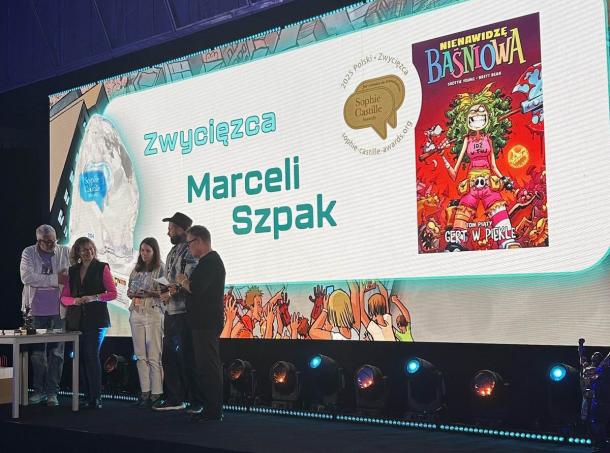 Marceli Szpak z Nagrodą im. Sophie Castille