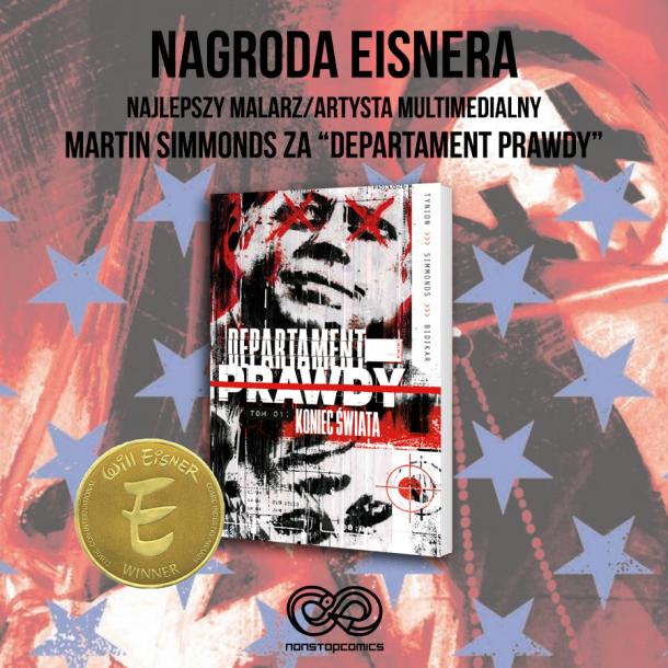 Martin Simmonds z Nagrodą Eisnera
